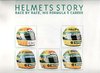 Ayrton Senna. Helmets Story.