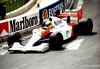Foto Ayrton Senna. GP Monaco 1992. McLaren Honda MP4/7.