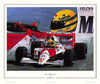 Ayrton Senna im Marlboro McLaren-Honda. Von Hessel Bes.