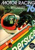 Motor Racing 76. Full colour preview of 1976 Grand Prix Season.